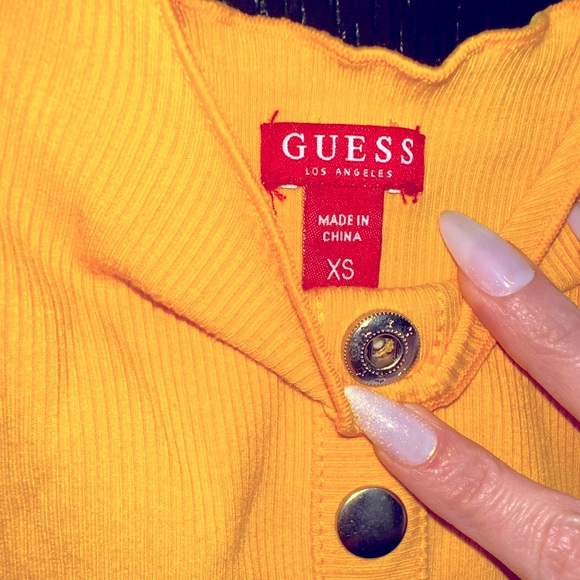 💙❤️ “Gold” crop top - Picture 3 of 3